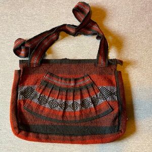 Santa Cruz Bohemian Bag/purse Red/Black